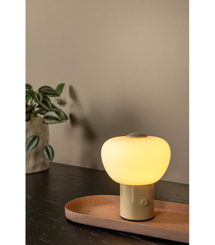 Lucide GUSTAV - Rechargeable Table lamp - Battery pack - Ø 8 cm - LED Dim. - 1x0