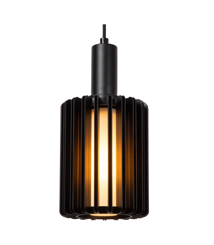 Lucide LAMBRES - Pendant light - 5xE27 - Black-5