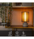 Lucide LAMBRES - Table lamp - Ø 15 cm - 1xE27 - Taupe-2