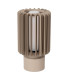 Lucide LAMBRES - Table lamp - Ø 15 cm - 1xE27 - Taupe-3