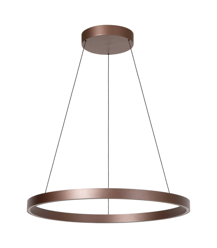 Lucide LIANE - Pendant light - Ø 80 cm - LED Dim. - CCT - 2x36W 2700K/4000K - Rust Brown | Vibes-3