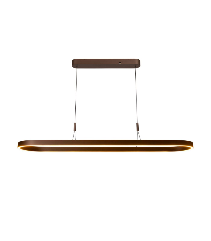 Lucide LIANE - Pendant light - LED Dim. - CCT - 2x40W 2700K/4000K - Rust Brown | Vibes-1