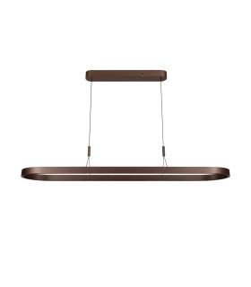 Lucide LIANE - Pendant light - LED Dim. - CCT - 2x40W 2700K/4000K - Rust Brown | Vibes-2