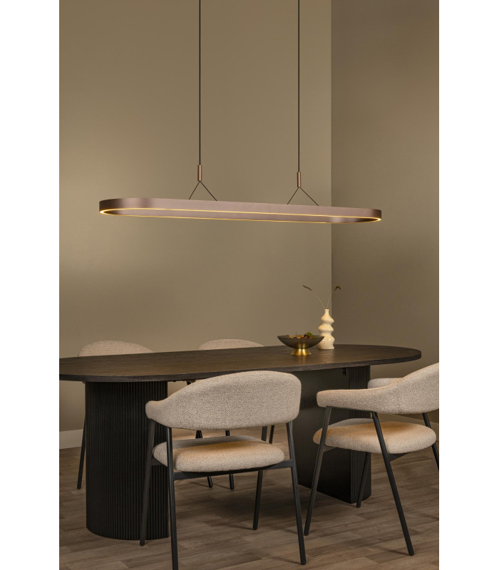 Lucide LIANE - Pendant light - LED Dim. - CCT - 2x40W 2700K/4000K - Rust Brown | Vibes-4