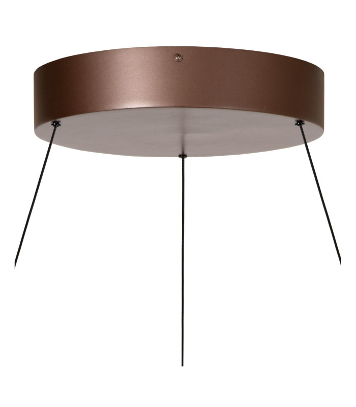 Lucide LIANE - Pendant light - Ø 80 cm - LED Dim. - CCT - 2x36W 2700K/4000K - Rust Brown | Vibes-9