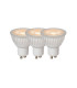 Lucide MR16 - Led bulb - Ø 5 cm - LED Dim. - GU10 - 3x5W 3000K - White - Set of 3-1