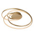 Lucide SARDANA - Flush ceiling light - LED Dim. - 1x54W 2700K - Matt Gold / Brass | Premium-1