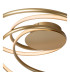 Lucide SARDANA - Flush ceiling light - LED Dim. - 1x54W 2700K - Matt Gold / Brass | Premium-7