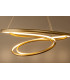 Lucide SARDANA - Pendant light - Ø 80 cm - LED Dim. - 1x74W 2700K - Matt Gold / Brass | Premium-6