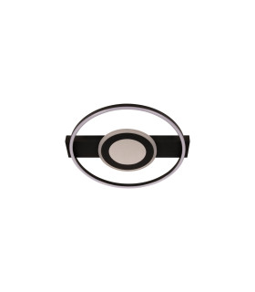 Lucide MARCIA - Flush ceiling light- LED 3 StepDim - 1x32W 2700K - Black | Essential-2
