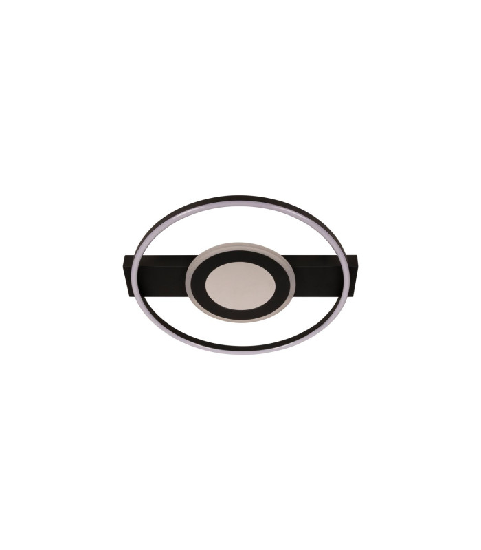 Lucide MARCIA - Flush ceiling light- LED 3 StepDim - 1x32W 2700K - Black | Essential-2