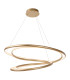 Lucide SARDANA - Pendant light - Ø 80 cm - LED Dim. - 1x74W 2700K - Matt Gold / Brass | Premium-11