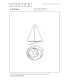 Lucide SARDANA - Pendant light - Ø 80 cm - LED Dim. - 1x74W 2700K - Matt Gold / Brass | Premium