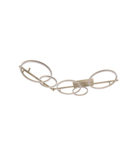 Lucide NICOLA - Flush ceiling light - LED - CCT - 1x37W 2700K/4000K - Taupe | Essential-2