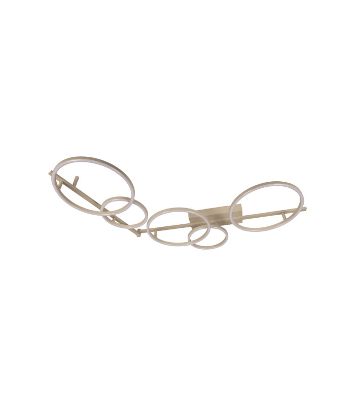 Lucide NICOLA - Flush ceiling light - LED - CCT - 1x37W 2700K/4000K - Taupe | Essential-2