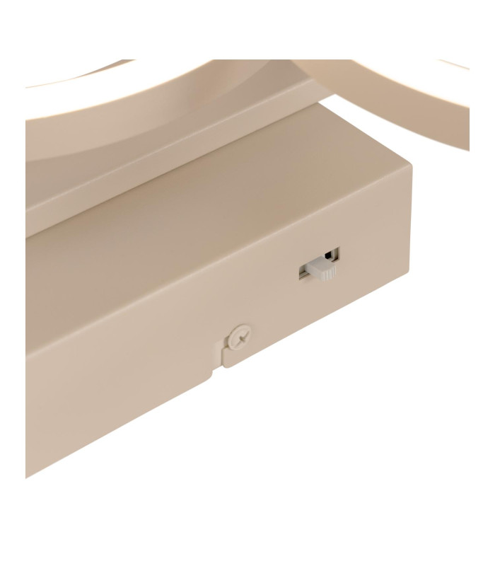 Lucide NICOLA - Flush ceiling light - LED - CCT - 1x37W 2700K/4000K - Taupe | Essential-5