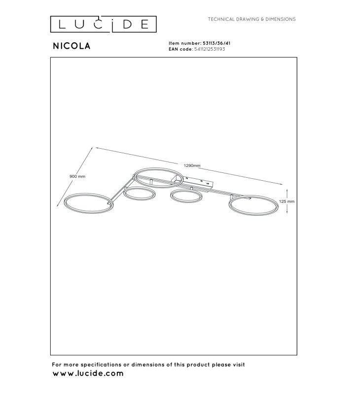 Lucide NICOLA - Flush ceiling light - LED - CCT - 1x37W 2700K/4000K - Taupe | Essential-7