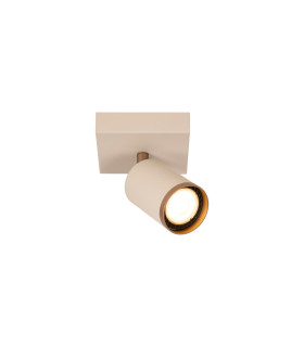 Lucide REGINA - Ceiling spotlight - 1xGU10 - Taupe | Essential-1