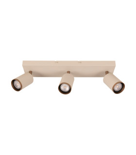 Lucide REGINA - Ceiling spotlight - 3xGU10 - Taupe | Essential-2