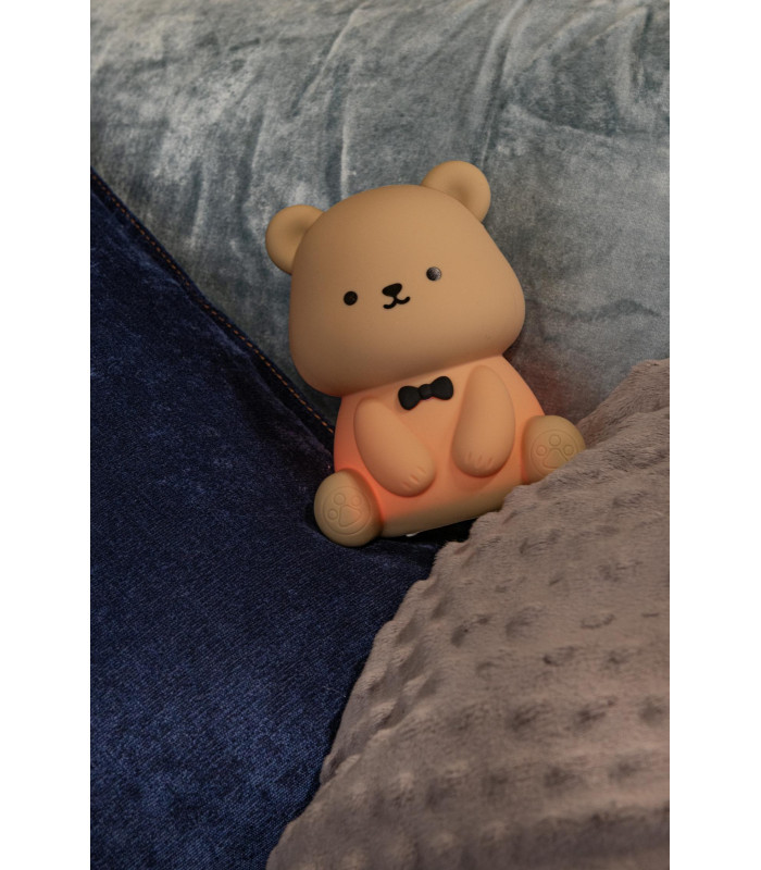 Lucide PINCHA BEAR - Rechargeable Table lamp Children - Battery pack- LED 3 StepDim - 1x0