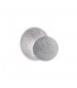 Integrated LED Indoor Wall Lamp 1 Light Silver 3000K - 1