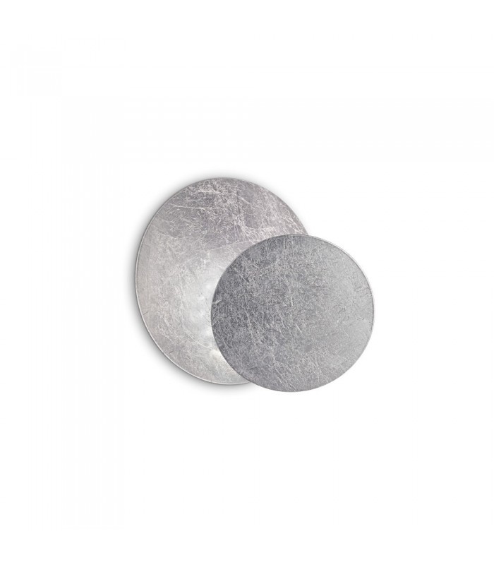 Integrated LED Indoor Wall Lamp 1 Light Silver 3000K - 1