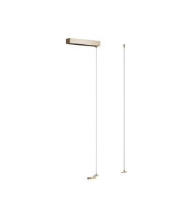 Lucide Premium LINIAL Suspension with mounting base - 1-circuit Track lighting system - Champagne-1