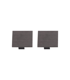 Lucide Premium LINIAL End cap - 1-circuit Track lighting system - Set of 2 - Satin Gun Metal-1
