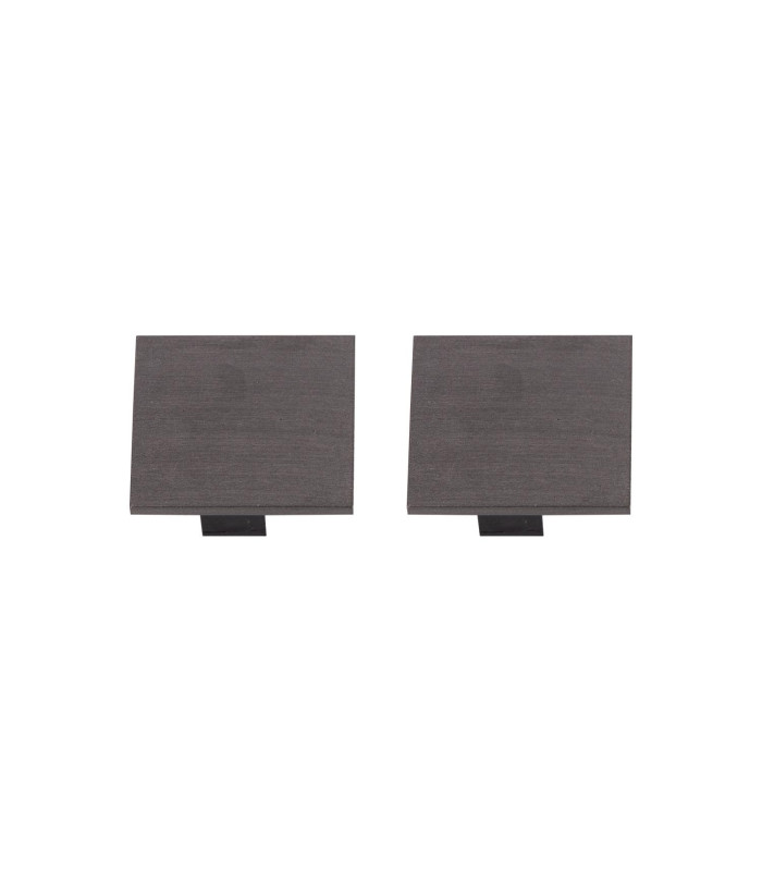 Lucide Premium LINIAL End cap - 1-circuit Track lighting system - Set of 2 - Satin Gun Metal-1