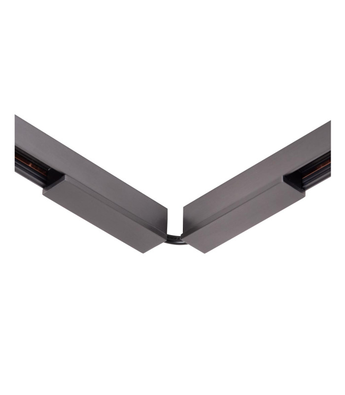 Lucide Premium LINIAL Flexible - connector - 1-circuit Track lighting system  - Satin Gun Metal-2