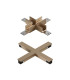 Lucide Premium LINIAL X-connector -  1-circuit Track lighting system  - Champagne