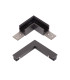 Lucide Premium LINIAL L-connector & Track - Corner Horizontal -  1-circuit Track lighting system  - Satin Gun Metal-1