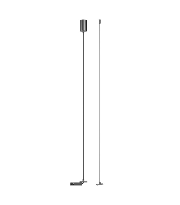 Lucide Premium LINIAL Pendant connection for built-in driver - 1-circuit Track lighting system - Satin Gun Metal-1