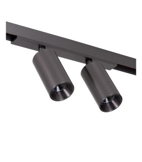 Lucide Premium LINIAL BIXX Track - 1-circuit Track lighting system - 2xLED - Satin Gun Metal-2