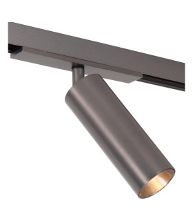 Lucide Premium LINIAL MOX Track - 1-circuit Track lighting system - 1xLED - Satin Gun Metal-1