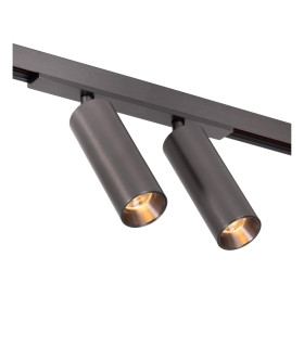 Lucide Premium LINIAL MOXX Track - 1-circuit Track lighting system - 2xLED - Satin Gun Metal-1
