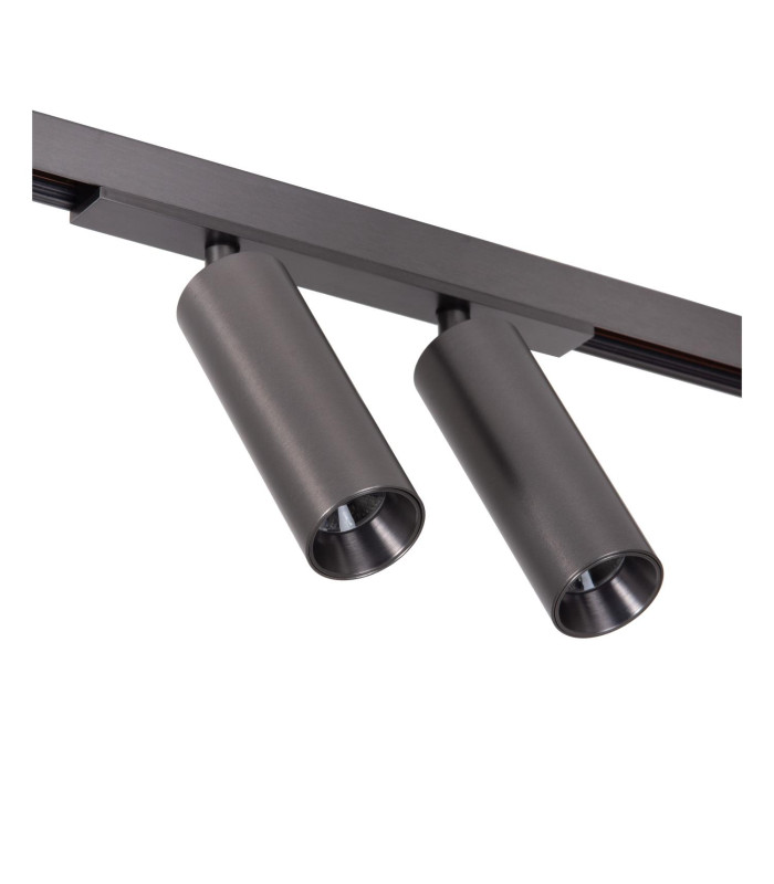 Lucide Premium LINIAL MOXX Track - 1-circuit Track lighting system - 2xLED - Satin Gun Metal-2
