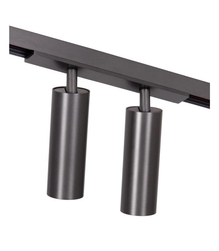 Lucide Premium LINIAL MOXX Track - 1-circuit Track lighting system - 2xLED - Satin Gun Metal-3