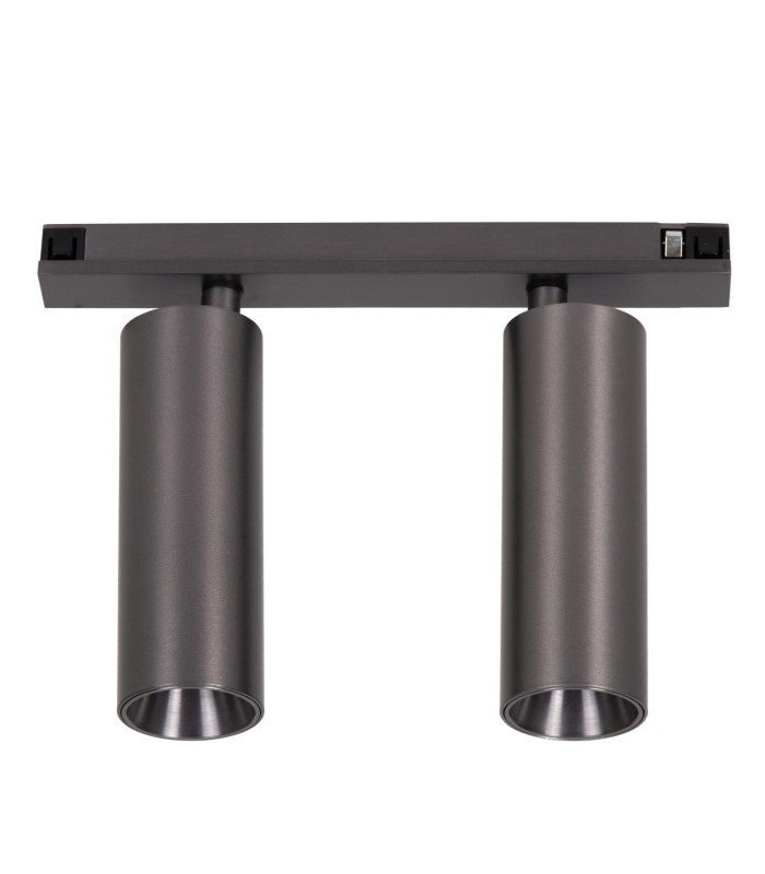 Lucide Premium LINIAL MOXX Track - 1-circuit Track lighting system - 2xLED - Satin Gun Metal-4