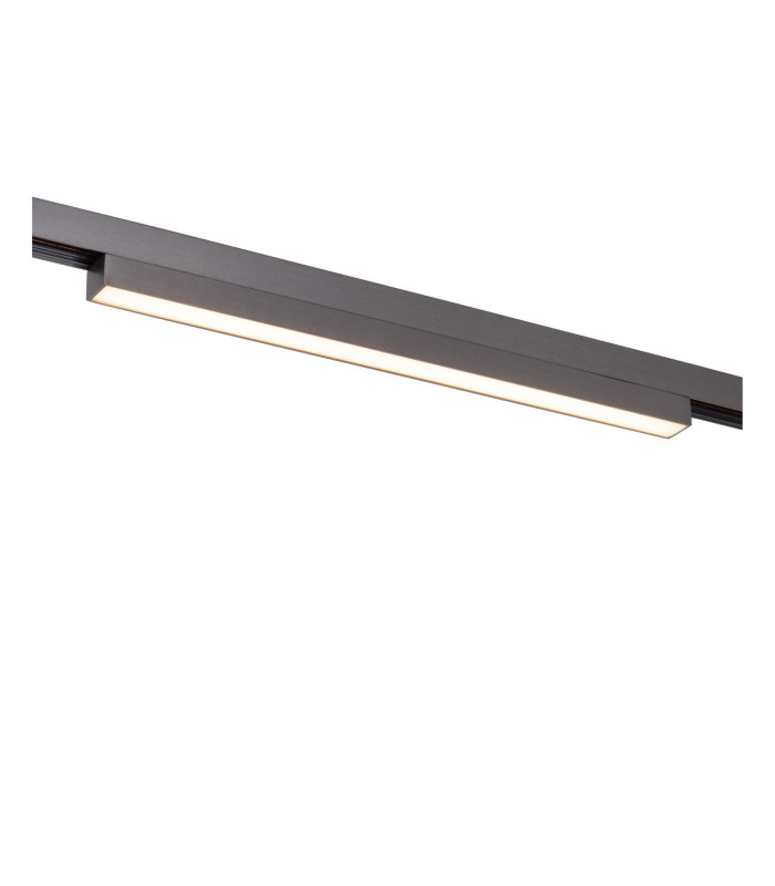 Lucide Premium LINIAL GLYX Track - 1-circuit Track lighting system - 1xLED -Grey iron-1