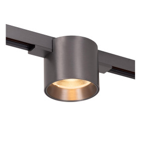 Lucide Premium LINIAL LUX Track - 1-circuit Track lighting system - 1xLED - Satin Gun Metal-1