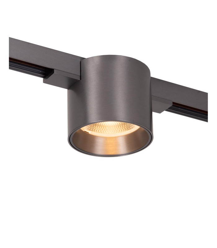 Lucide Premium LINIAL LUX Track - 1-circuit Track lighting system - 1xLED - Satin Gun Metal-1