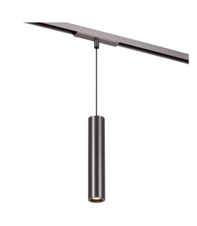Lucide Premium LINIAL LUXUS pendant - 1-circuit Track lighting system - 1xLED - Satin Gun Metal-1