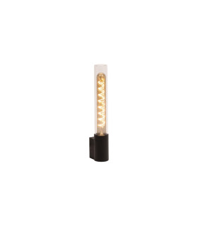 Lucide PILAR - Wall light Indoor/Outdoor - 1xE27 - IP54 - Black | Essential-1