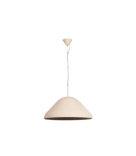 Lucide ANDRES - Pendant light - Ø 56 cm - 1xE27 - Cream | Vibes-2