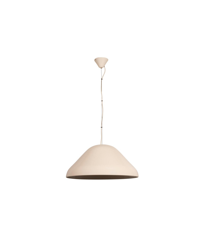 Lucide ANDRES - Pendant light - Ø 56 cm - 1xE27 - Cream | Vibes-2