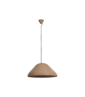 Lucide ANDRES - Pendant light - Ø 56 cm - 1xE27 - Taupe | Vibes-2