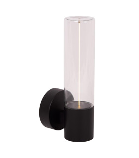 Lucide FILANI - Wall light Indoor/Outdoor - LED - 1x8W 2700K - IP54 - Black | Essential-1