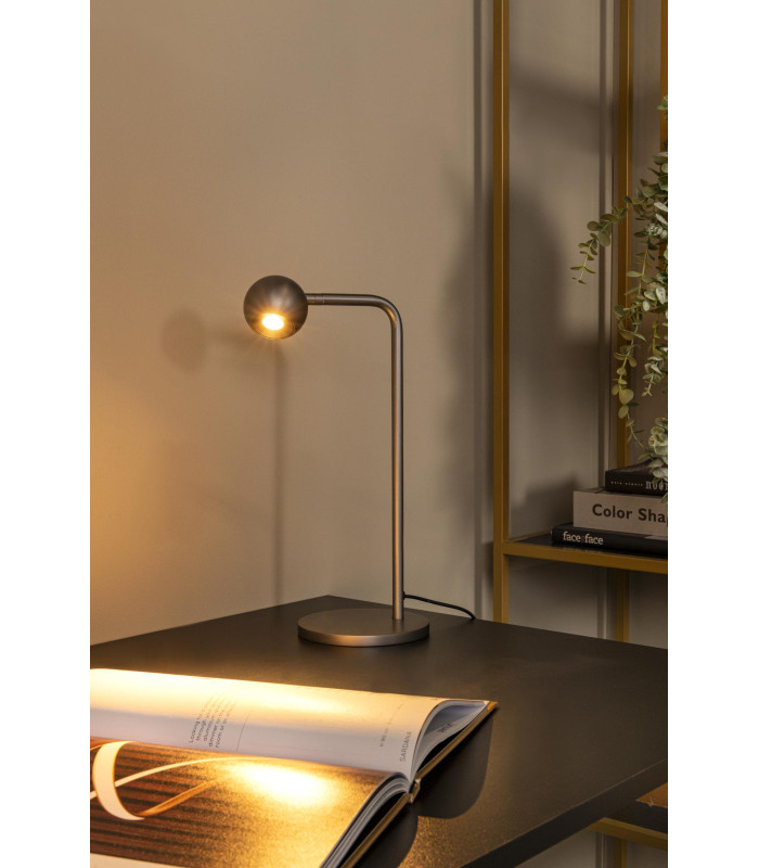 Lucide MONTANA - Table lamp - LED Dim. - 1x5W 2700K - Grey iron | Premium-6