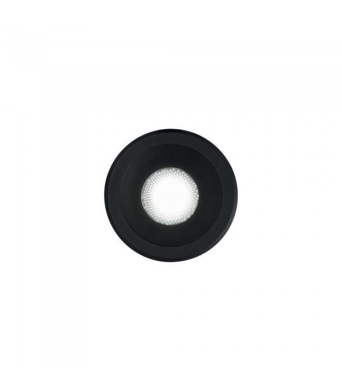Integrated LED Indoor Recessed Downlight Lamp 1 Light Black 3000K - 1
